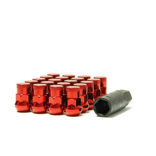 Muteki Sr35 Lug Nuts Closed End W/ Locks 16+4 - Red 1