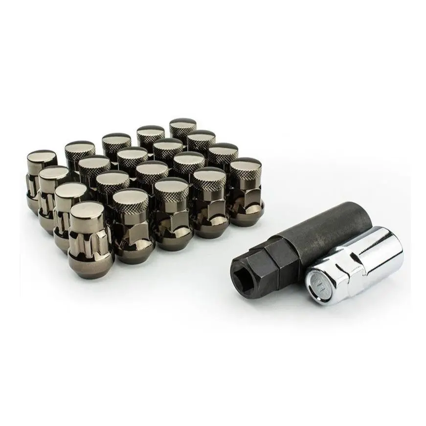 Muteki Sr35 Lug Nuts Closed End W/ Locks 16+4 - Titanium 1