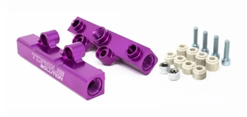 Torque Solution Top Feed Fuel Rails For 02-14 Subaru Wrx / 07-18 Sti - Purple - Ts-Su-400Pr.2 1