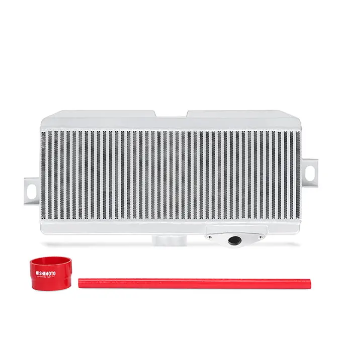 Mishimoto Subaru Sti 2008-2021 Performance Tmic, Silver Cooler, Red Hoses - Mmtmic-Sti-08Slrd 1