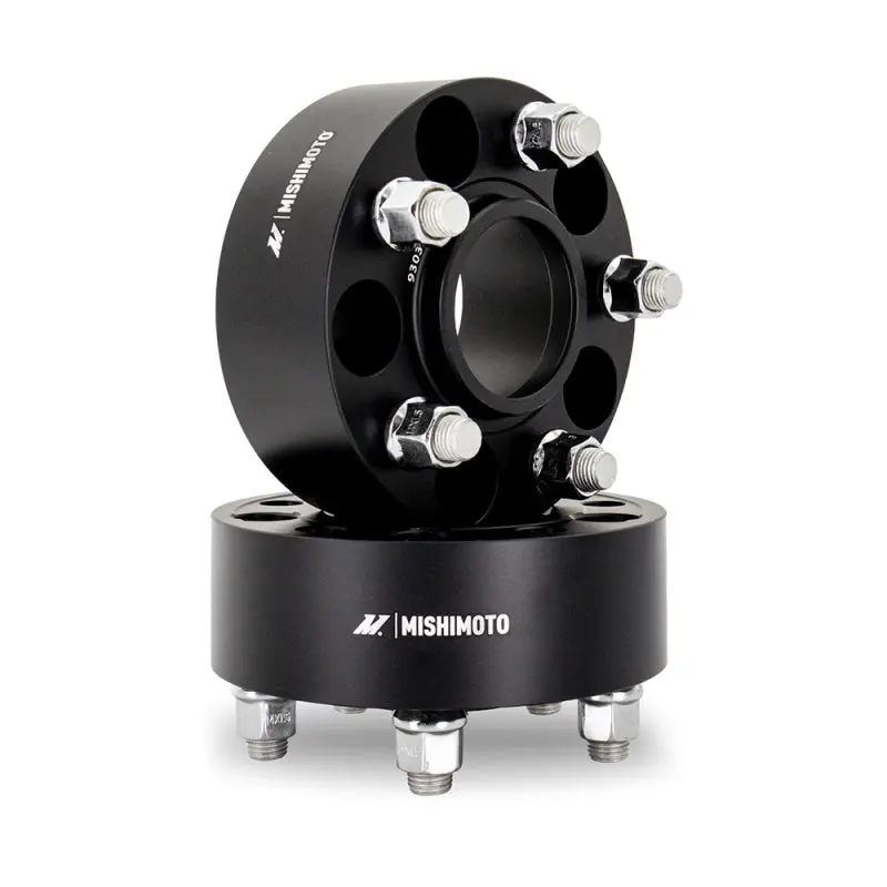 Mishimoto Wheel Spacers - 5X114.3 - 67.1 Bore - 50Mm - M12x1.50 - Black - Mmws-004-500Bk 1
