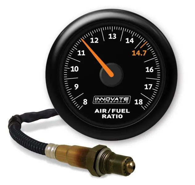 Innovate Motorsports Mtx-Al Analog, Air/Fuel Ratio Gauge Kit W/O2, Black Dial - 3855 1