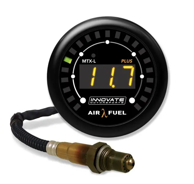 Innovate Motorsports Mtx-L Plus: Digital Air/Fuel Ratio Gauge Kit, 3 Ft., W/O2 Sensor - 3924 1