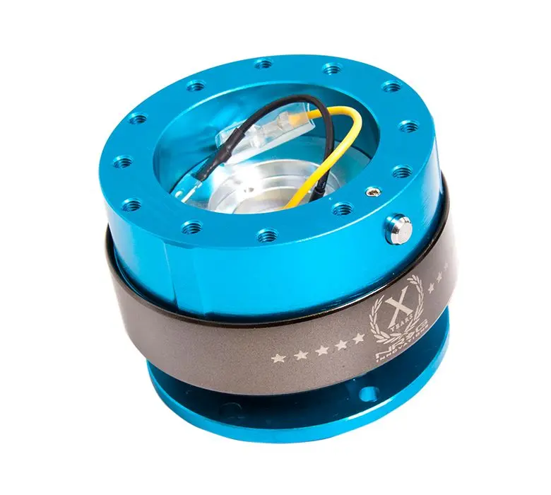 Nrg Quick Release 2.0 - New Blue Body/Titanium Chrome Ring - Srk-200Nb 1