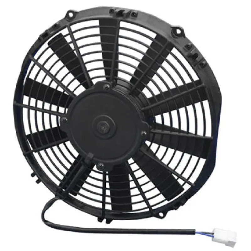 Spal 11.00" Inch Electric Fan Puller Style Low Profile 808 Cfm 10 Straight Style Blades - 30100364 1