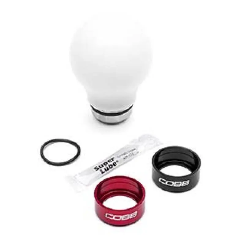 Cobb 6-Speed Short Weighted Cobb Knob - White - 24+ Integra Type-S, 23+ Civic Type R, 22+ Civic Si - 2H2365-W 1