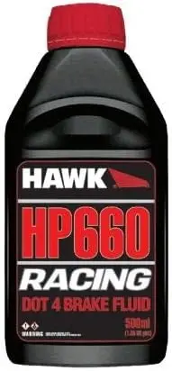 Hawk Performance Hp660 High Temp Race Dot 4 Brake Fluid - 500Ml - Hp660 1