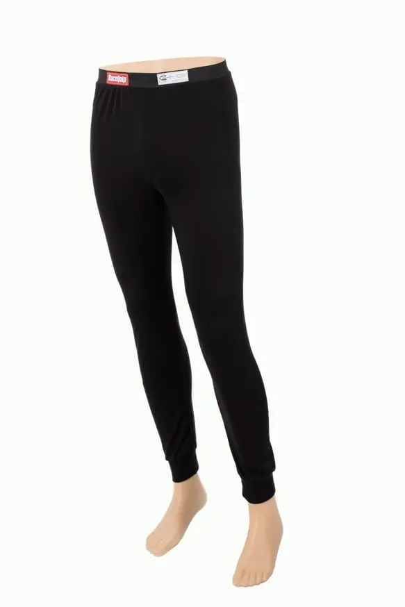 Racequip Fire Retardant Long John Underwear Bottoms - Black - Xl - 422996 1