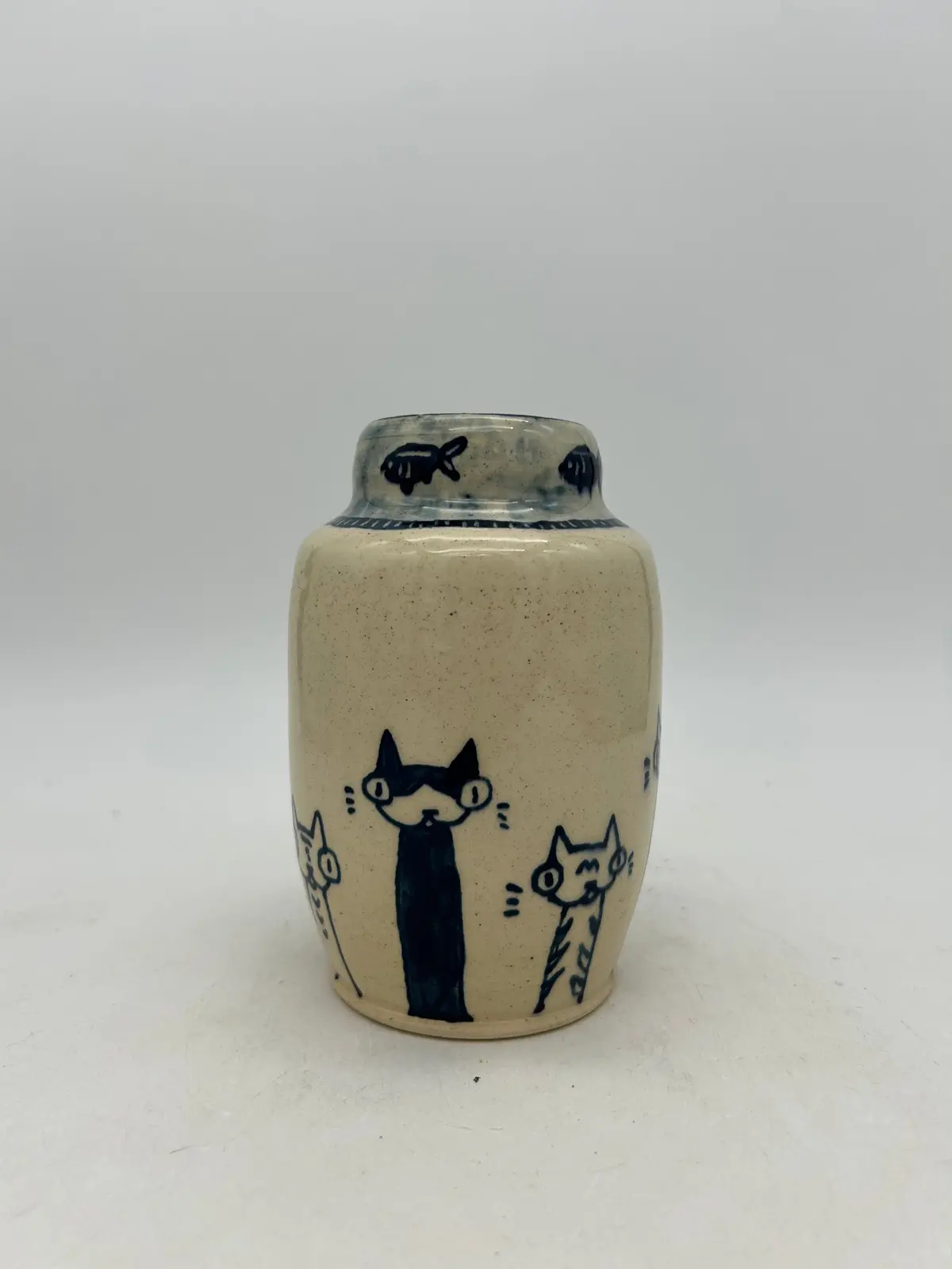 Carousel Cat Vase 1