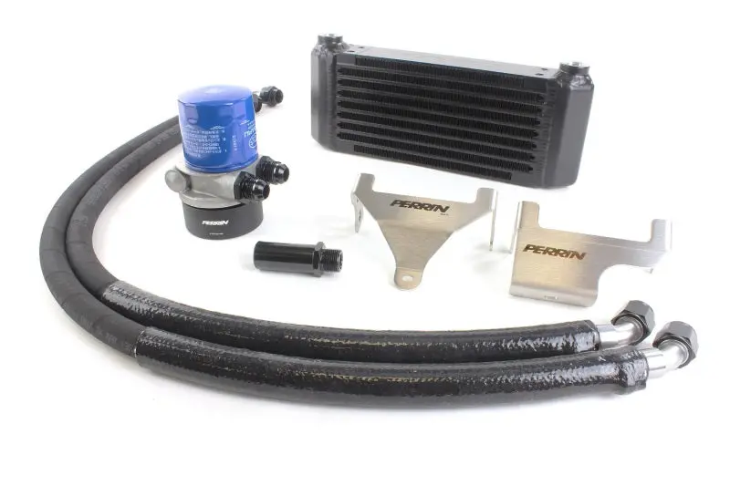 Perrin Oil Cooler Kit (Full Kit With Oil Lines) - 15-21 Subaru Wrx - Psp-Oil-111 1