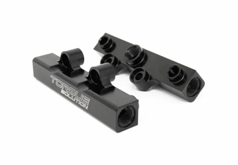 Torque Solution Top Feed Fuel Rails For 02-14 Subaru Wrx / 07-18 Sti - Black - Ts-Su-400Bk.2 1