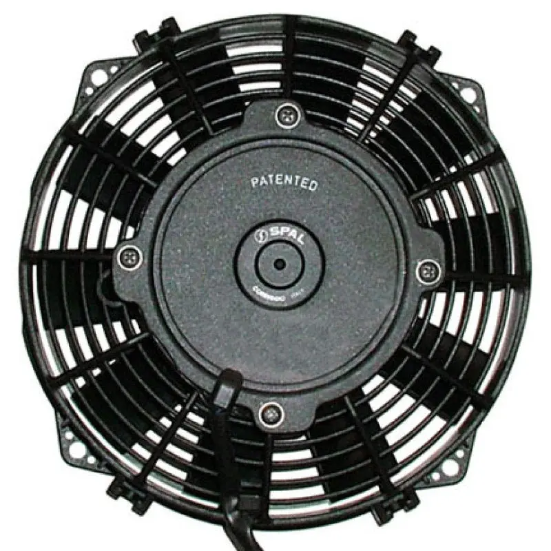 Spal 10.00" Inch Electric Fan Puller Style Low Profile 749 Cfm 10 Straight Style Blade - 30100360 1
