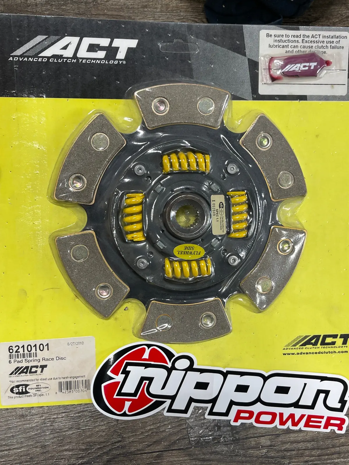 Act 6 Pad Spring Race Disc - Vw - Act6210101 **Clearance** 1