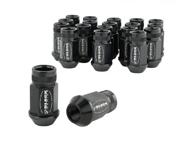 Skunk2 Forged Lug Nut 12X1.25 Black Anodized (Set Of 20) - 520-99-0835 1