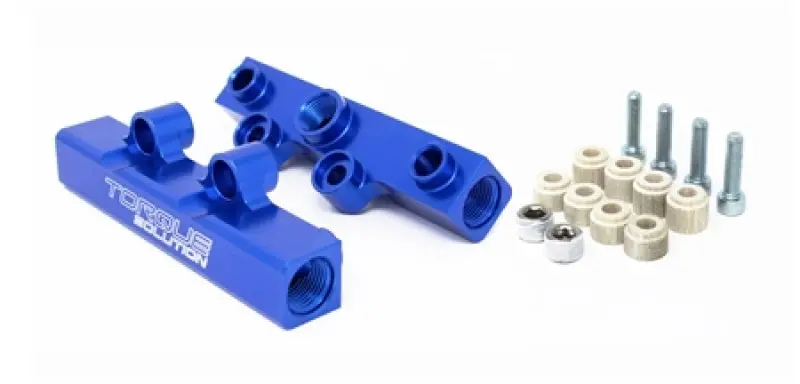 Torque Solution Top Feed Fuel Rails For 02-14 Subaru Wrx / 07-18 Sti - Blue - Ts-Su-400Bu.2 1