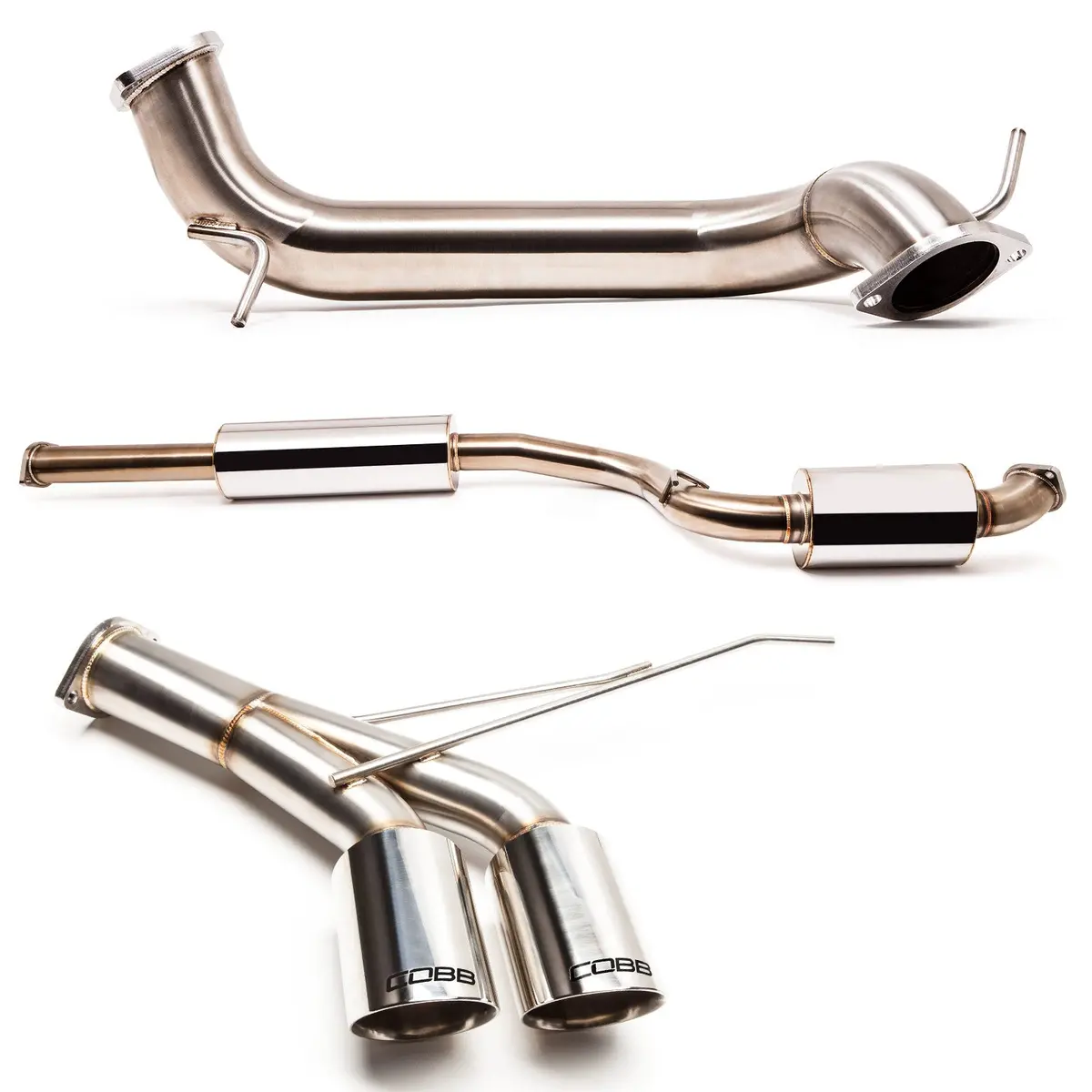 Cobb Tuning  Ford 13-18 Focus St Cat-Back Exhaust System - 591100 1