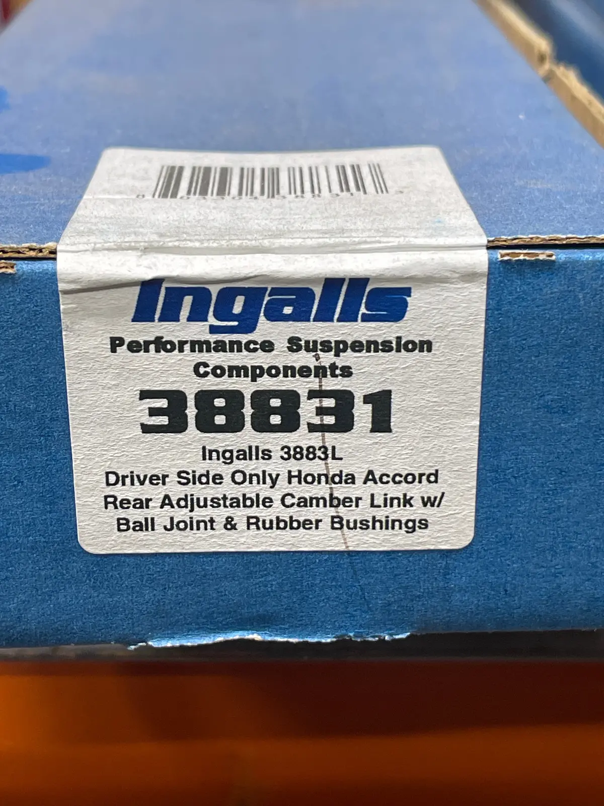 Ingalls Left Rear Camber Kit - Honda/Acura - Rubber - Ing38831 **Clearance** 1