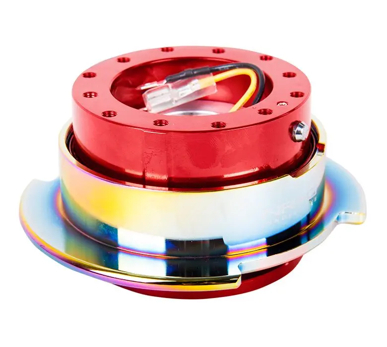 Nrg Quick Release 2.5 - Red Body/Neo Chrome Ring - Srk-250Rd/Mc 1