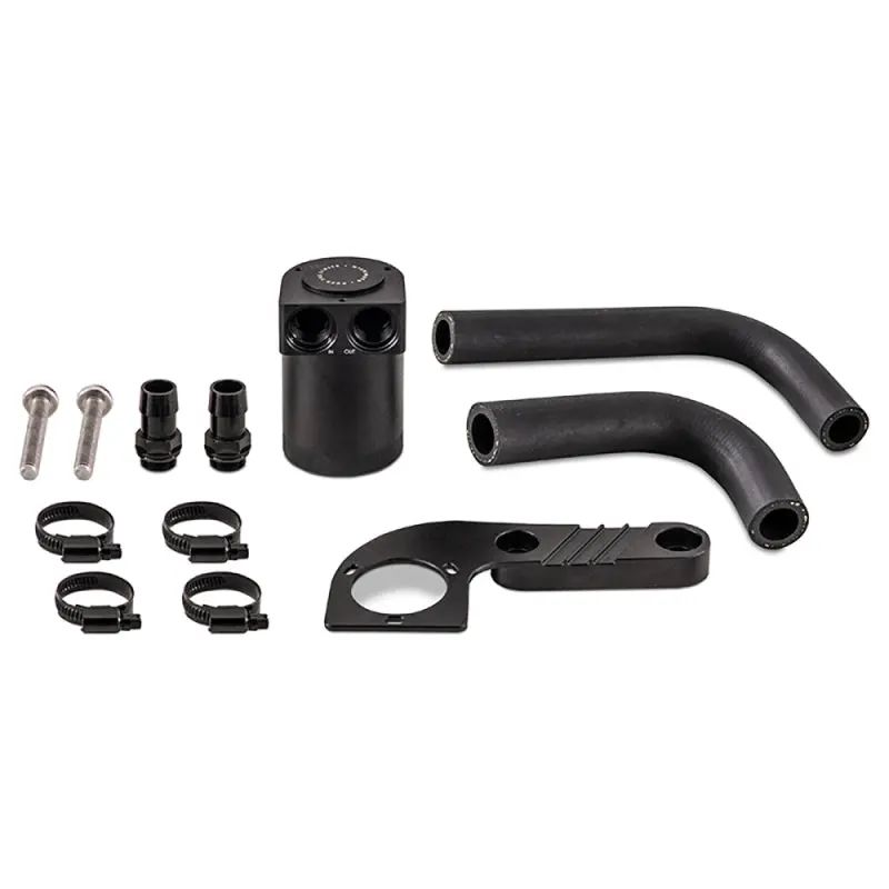 Mishimoto 2015+ Bmw F8x M3/M4 Baffled Oil Catch Can - Wrinkle Black - Mmbcc-F80-15Cbe 1