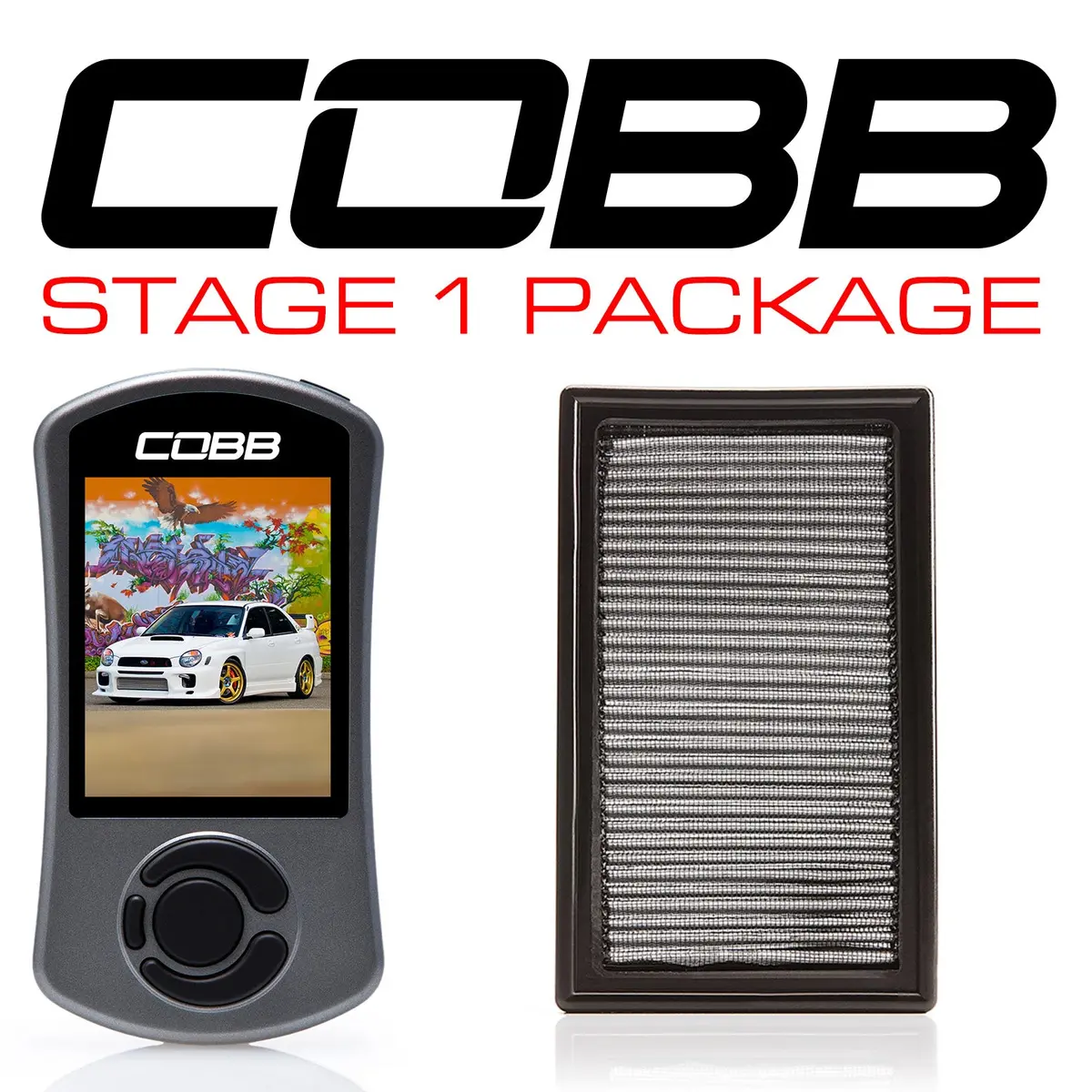 Cobb Tuning  Subaru 02-05 Wrx Stage 1 Power Package W/V3 - 612X01 1