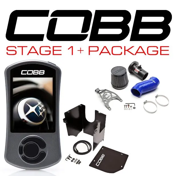 Cobb Tuning  Subaru 08-14 Wrx / 08-14 Sti / 09-13 Fxt Stage 1+ Power Package W/V3, Blue - 615X01p-Bl 1