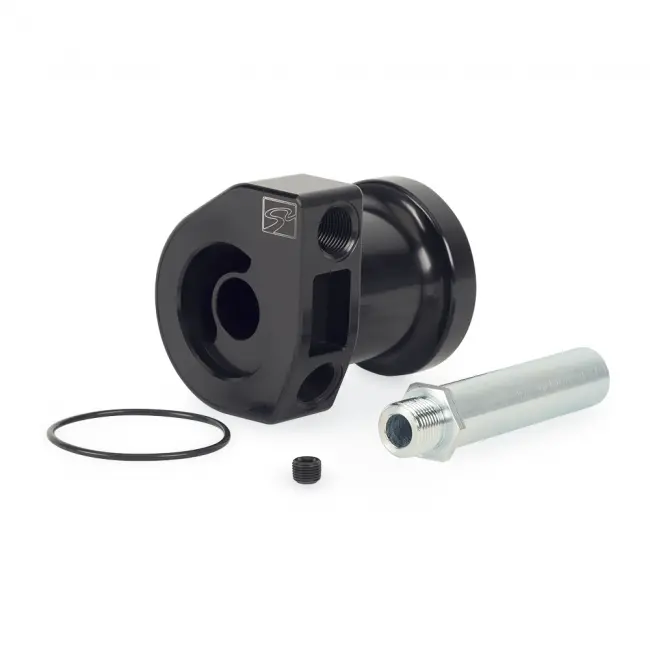 Skunk2 Billet Oil Filter Sandwich Adapter Black Anodized - 2013-2020 Scion Fr-S / Subaru Brz / Toyota Ft86 - 626-12-1000 1