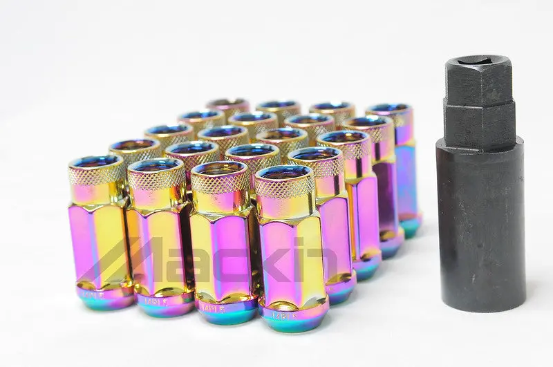 Monster Lug Forged Steel Lug Nut - M14x1.50 - Chrome Neon - 33006N 1