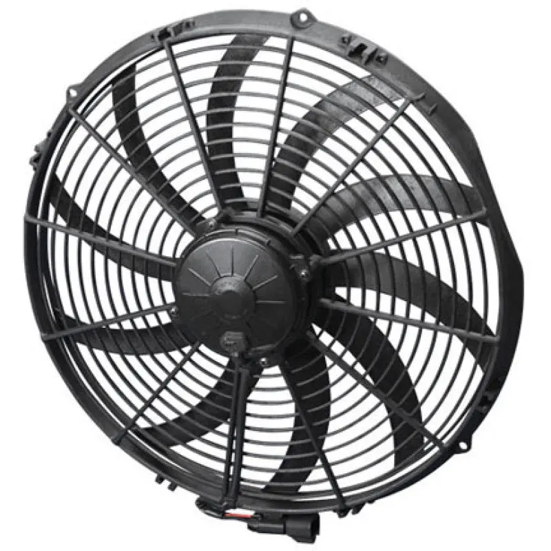 Spal 16.00" Electric Fan Puller Style Extreme Performance 2500Cfm 10-Blade Curved Style Blade - 30102113 1