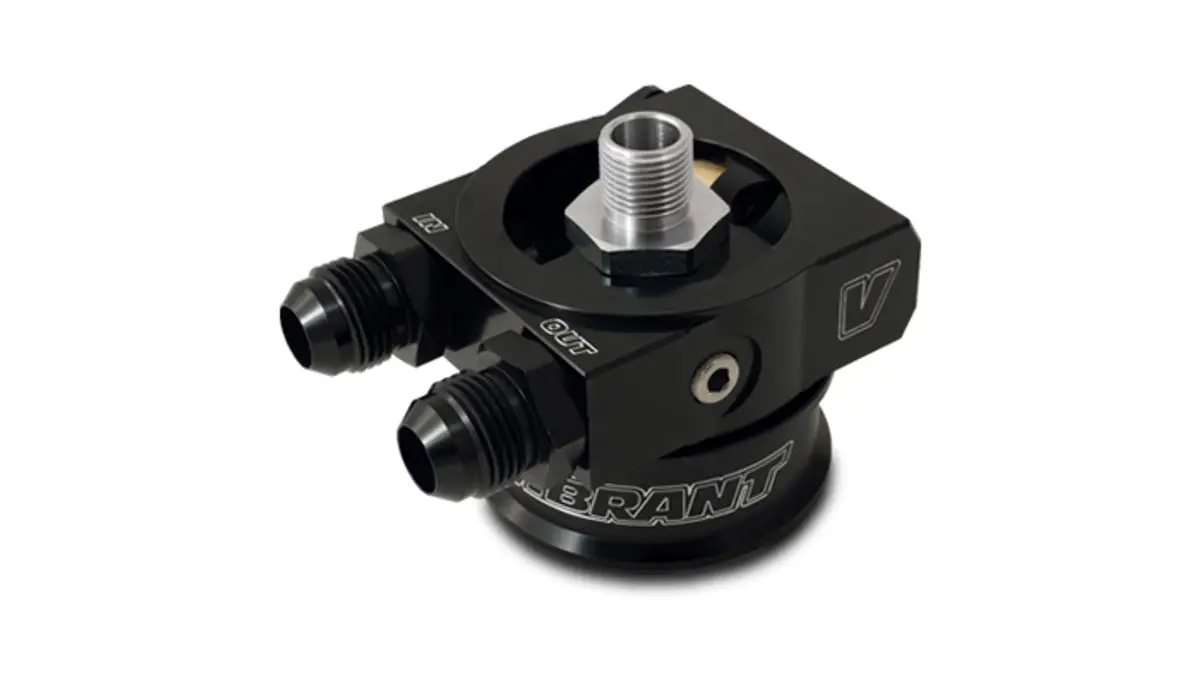 Vibrant Thermostatic Oil Cooler Sandwich Adapter Kit With Spacer - 17060 1