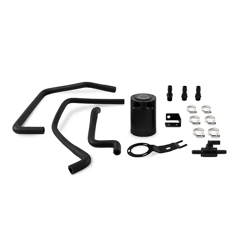 Mishimoto 2016+ Mazda Miata Baffled Oil Catch Can Kit - Black - Mmbcc-Mia-16Pbe 1