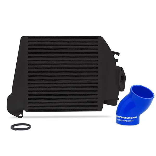 Mishimoto Subaru Wrx 2008-2014 Top-Mount Intercooler Black Cooler, Blue Hoses - Mmtmic-Wrx-08Bkbl 1