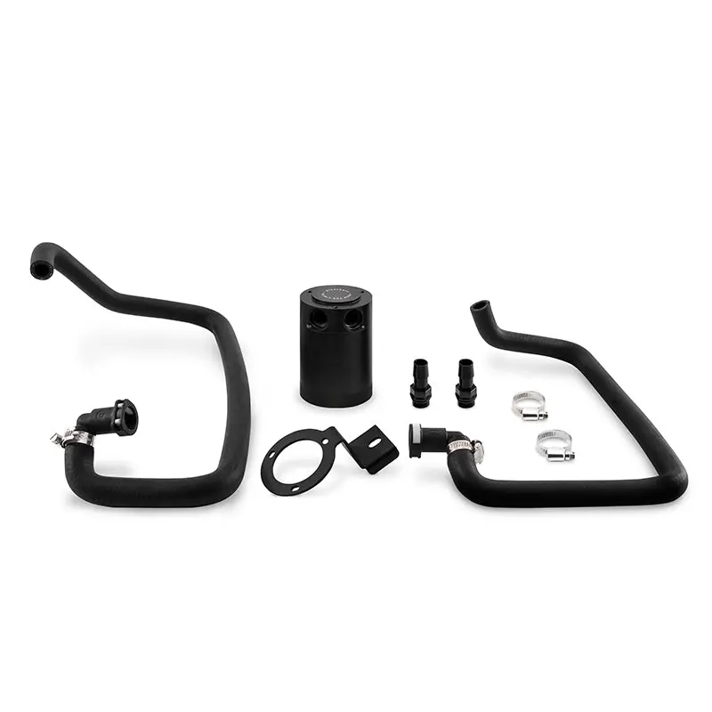 Mishimoto 2015+ Ford Mustang Ecoboost Baffled Oil Catch Can Kit - Black - Mmbcc-Mus4-15Pbe 1