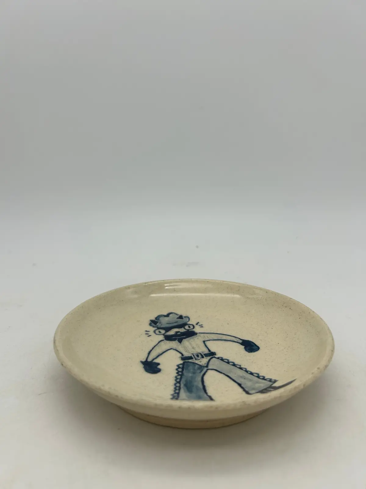 Cowboy Cat Snack Plate #1 1