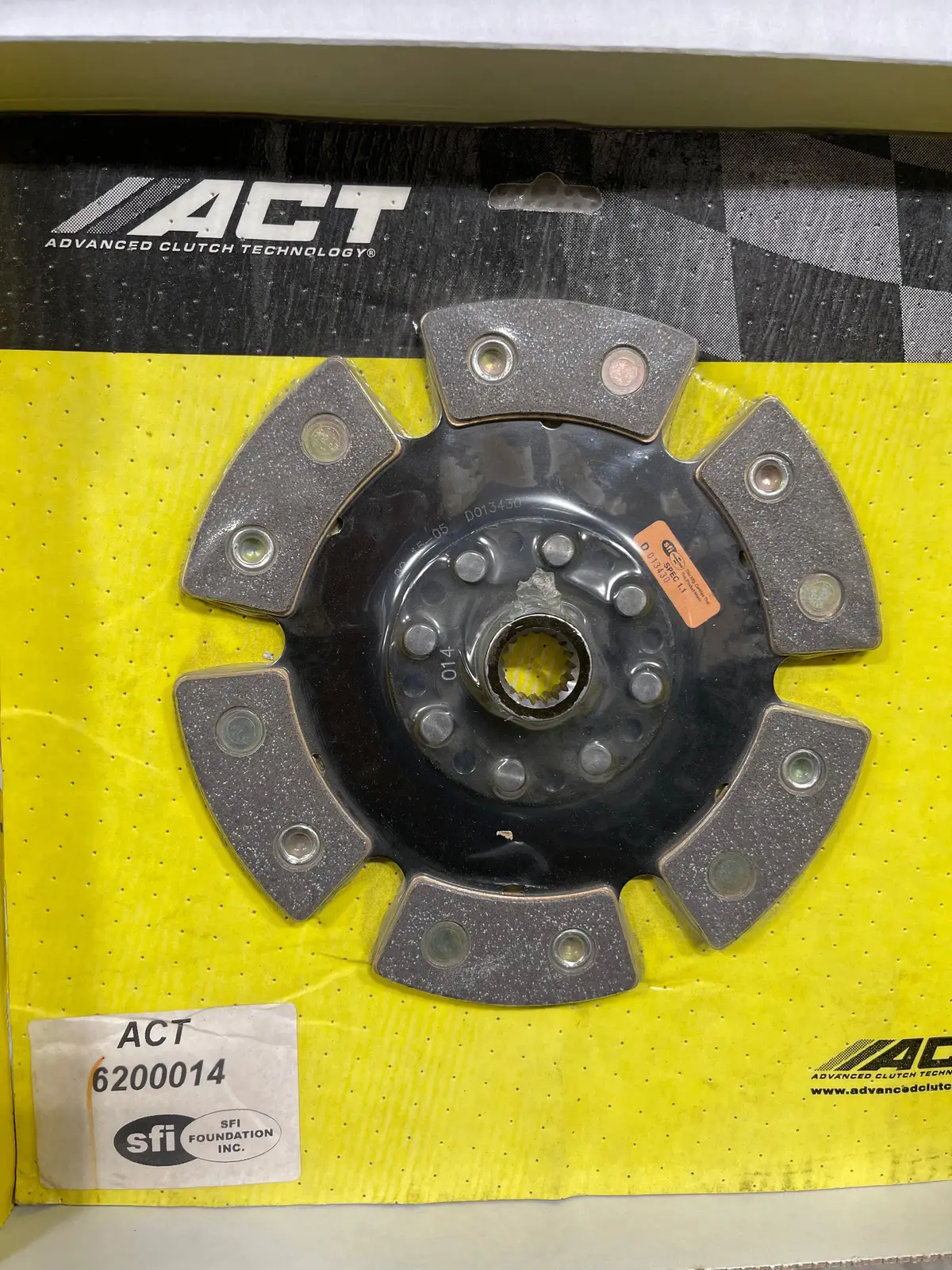 Act 6 Pad Race Disc - Nissan 200Mm 13/16X18 - 6P200n - Act6200014-Xxx **Clearance** 1