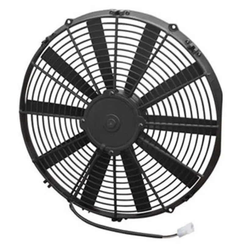 Spal 16.00" Inch Electric Fan Pusher Style Medium Profile 1604 Cfm 10 Straight Style Blades - 30101517 1