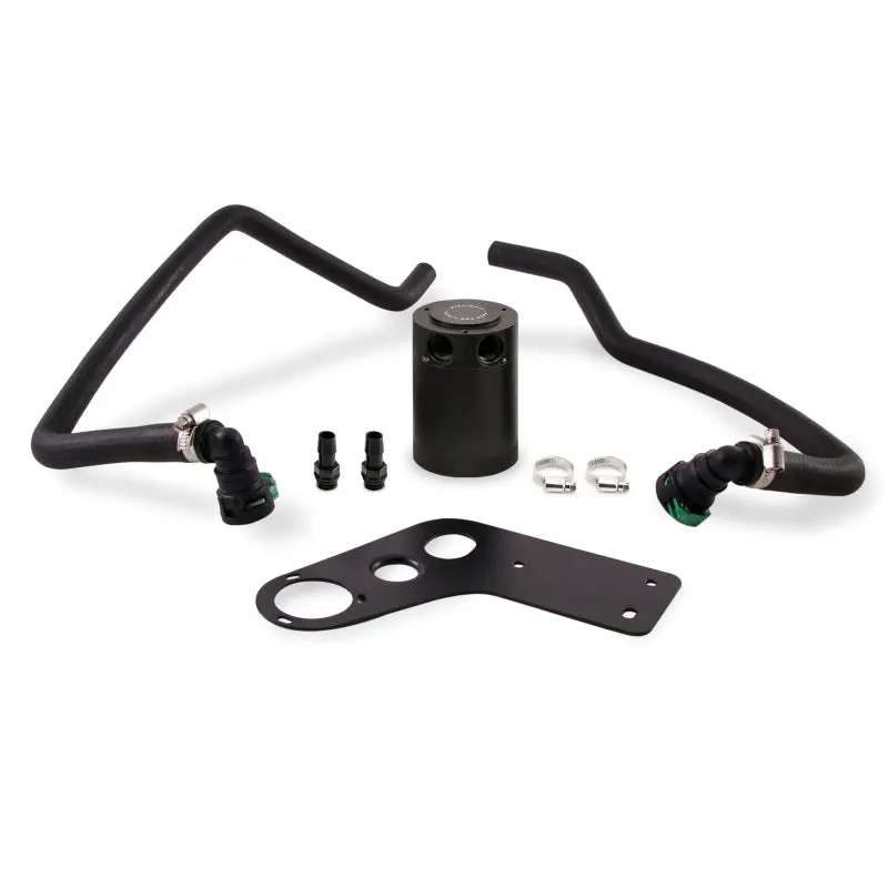 Mishimoto 2015+ Ford Mustang Gt Baffled Oil Catch Can Kit - Black - Mmbcc-Mus8-15Pbe 1