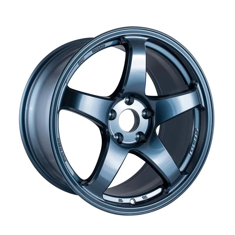 Enkei Pf05 18X9.5 5X114.3 38Mm Offset 75Mm Bore Misty Blue Wheel - 527-895-6538Mb 1