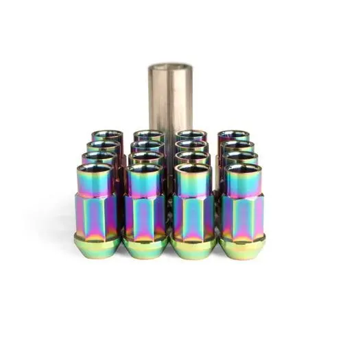 Blox Racing 7-Sided Forged Titanium Lug Nut 12X1.5 - Set Of 20 - Bxac-00133 1
