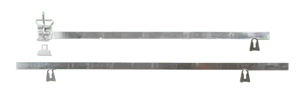 Racequip Window Net Mounting Kit - 30 In. Flat Top Bar - 35 In. Flat Bottom Bar - 700103 1