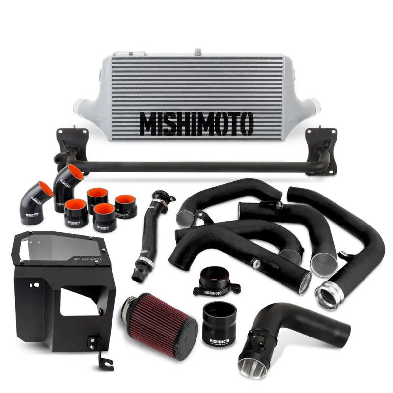 Mishimoto 2022+ Wrx Intercooler Kit W/ Intake Sl Core Bk Pipes - Mmint-Wrx-22Aislbk 1