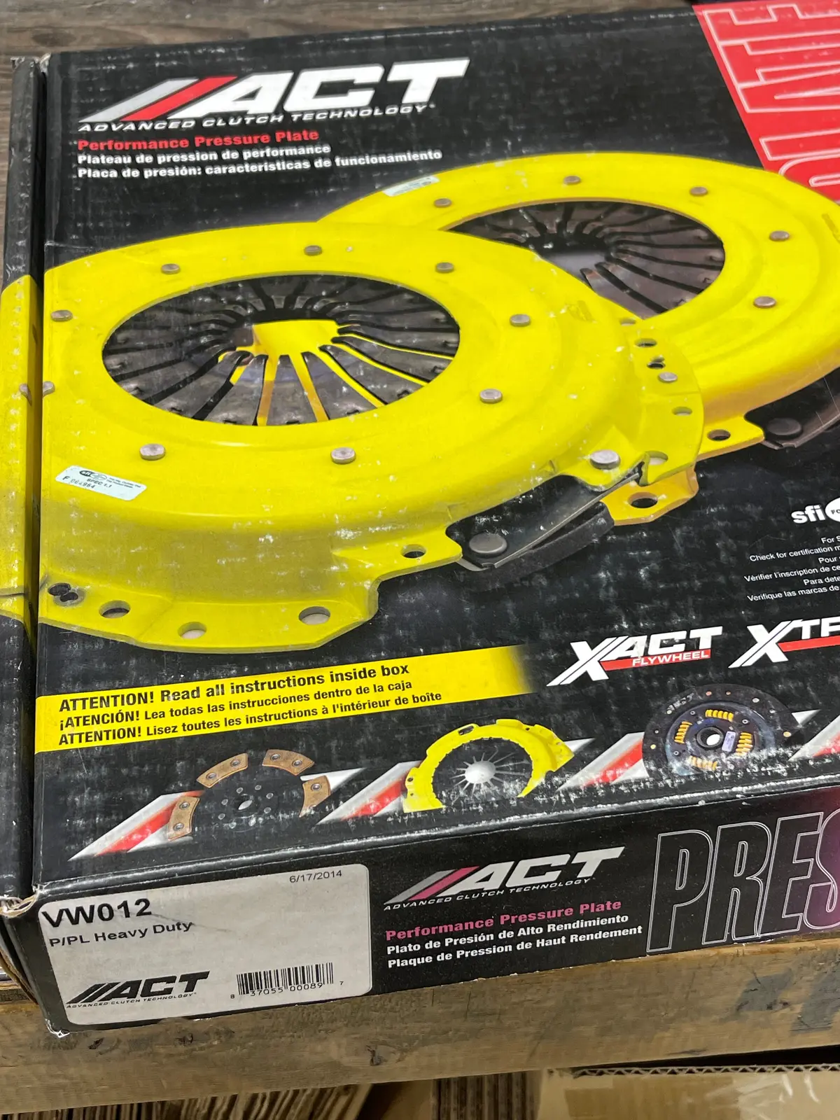 Act Hd P/P - Vw - Actvw012-Xxx **Clearance** 1