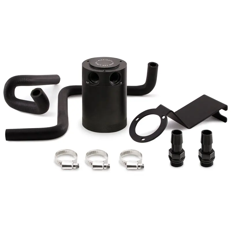 Mishimoto 2013+ Subaru Brz / 2017+ Toyota 86 / 13-16 Scion Fr-S Baffled Oil Catch Can Kit - Black - Mmbcc-Brz-13Pbe 1