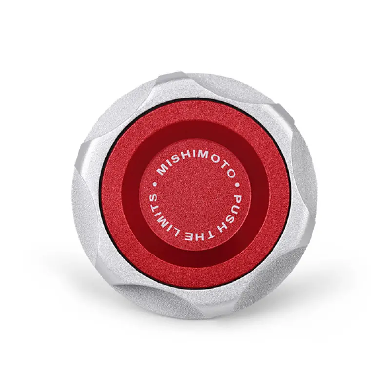 Mishimoto 2015+ Ford Mustang Ecoboost/2013+ Ford Focus St Oil Filler Cap - Red - Mismmofc-Mus4-15Mrd 1