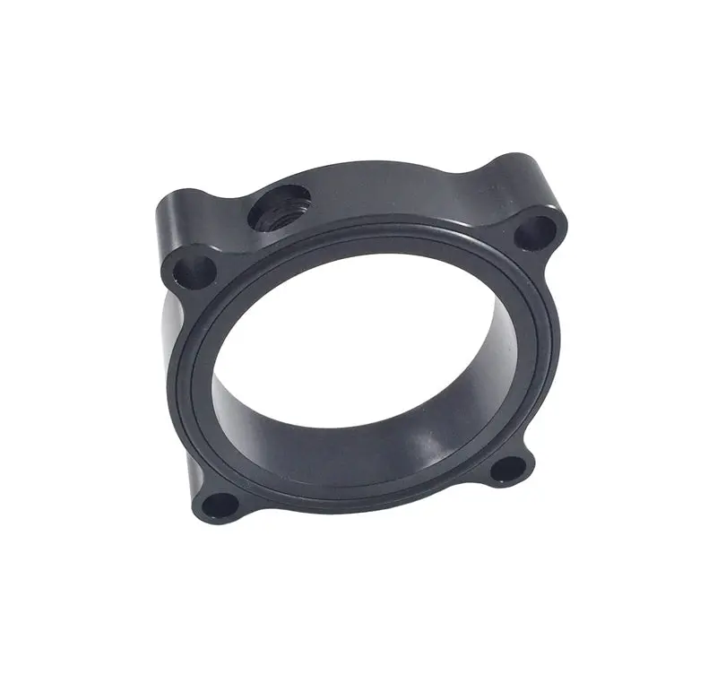 Torque Solution Throttle Body Spacer (Black): Audi / Volkswagen 2.0T Fsi Si - Ts-Tbs-030B 1