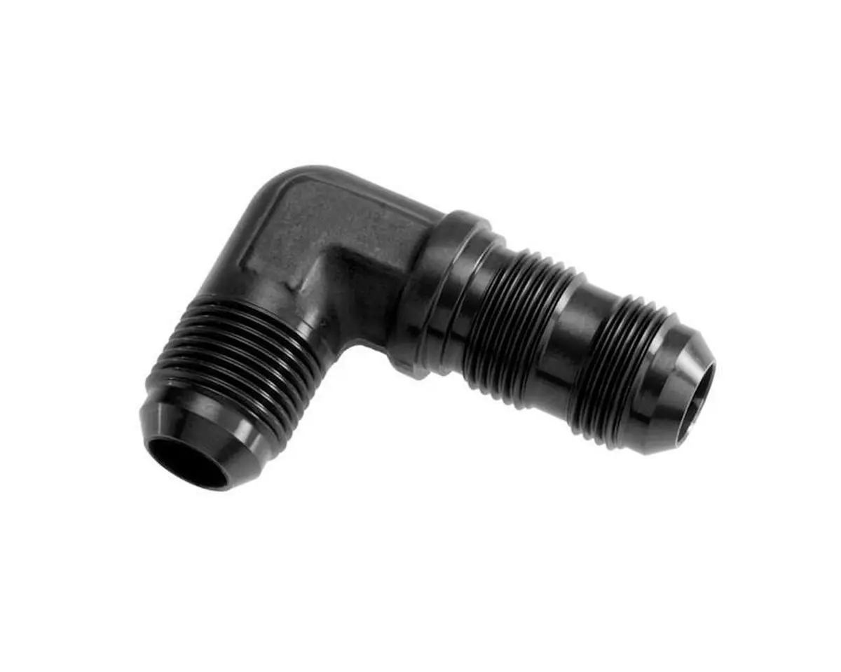 Redhorse Performance -16An 90 Degree Male An Bulkhead Adapter - Black - 833-16-2 1