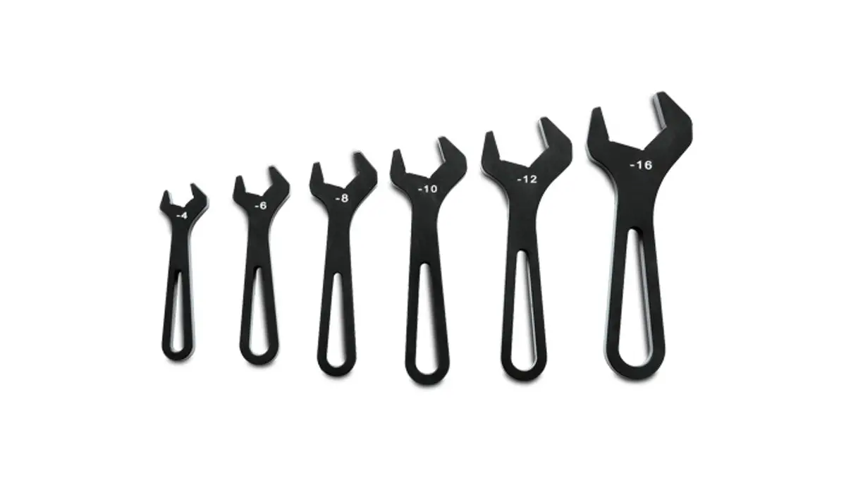 Vibrant An Wrench Set, -4An To -16An - Anodized Black - 20989 1