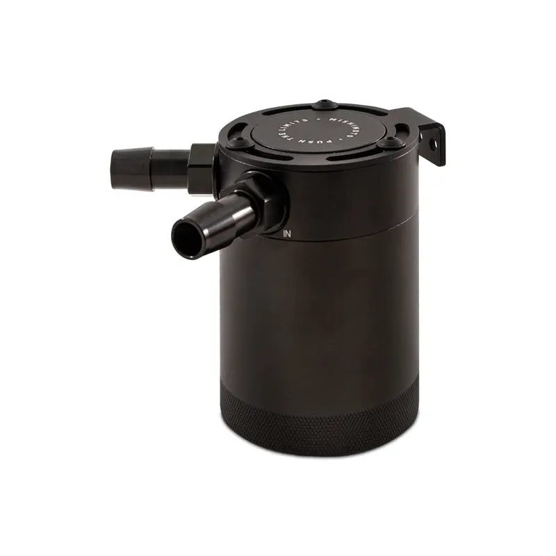 Mishimoto Universal Compact Baffled Oil Catch Can - 2-Port - Mmbcc-Cbtwo-Bk 1