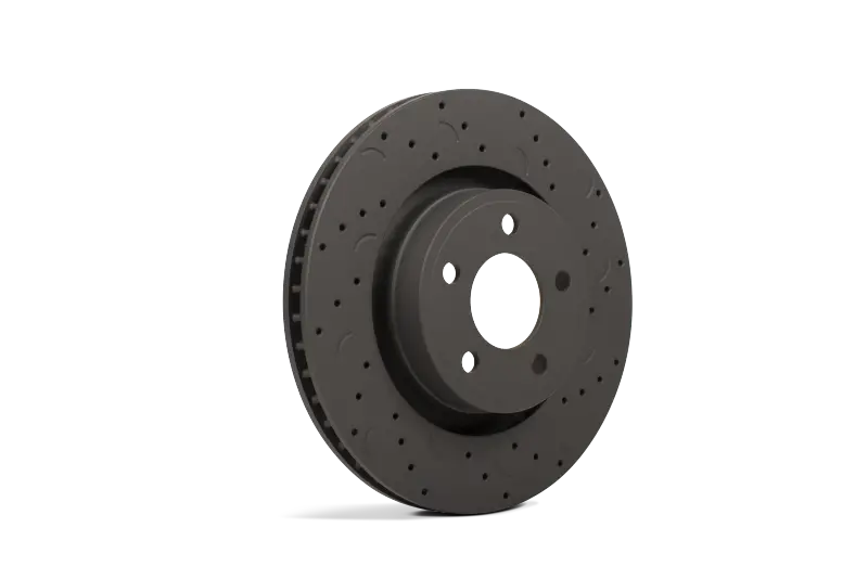 Hawk Talon Drilled And Slotted Front Brake Rotor Set - 2010 Audi A3 Base - Htc4897 1