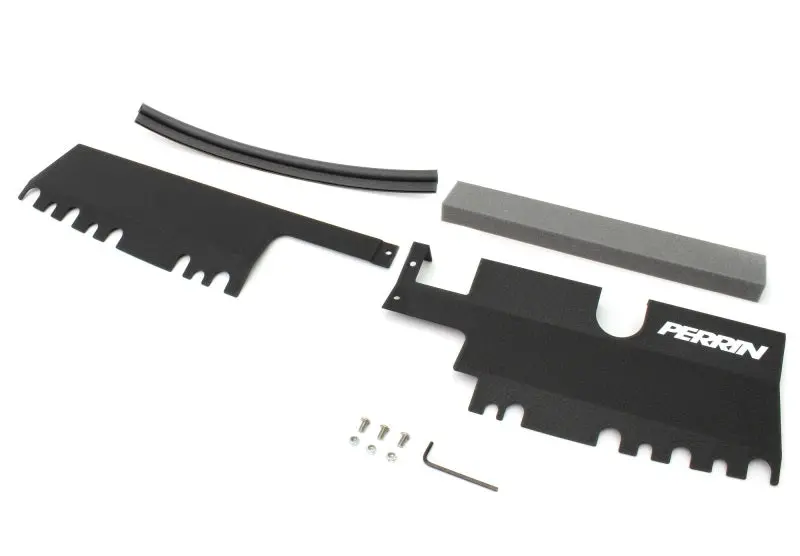 Perrin Radiator Shroud (With Oem Intake Scoop) - Black - 15-21 Wrx/Sti - Psp-Eng-512-4Bk 1