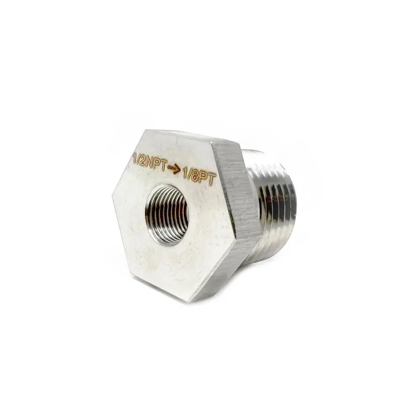 Torque Solution 1/2 Npt To 1/8 Pt Sensor Adapter Plug - Ts-Su-734 1